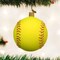 Old World Christmas 3.5 Inch Softball Christmas Tree Ornament , Sports Competitive Ornament